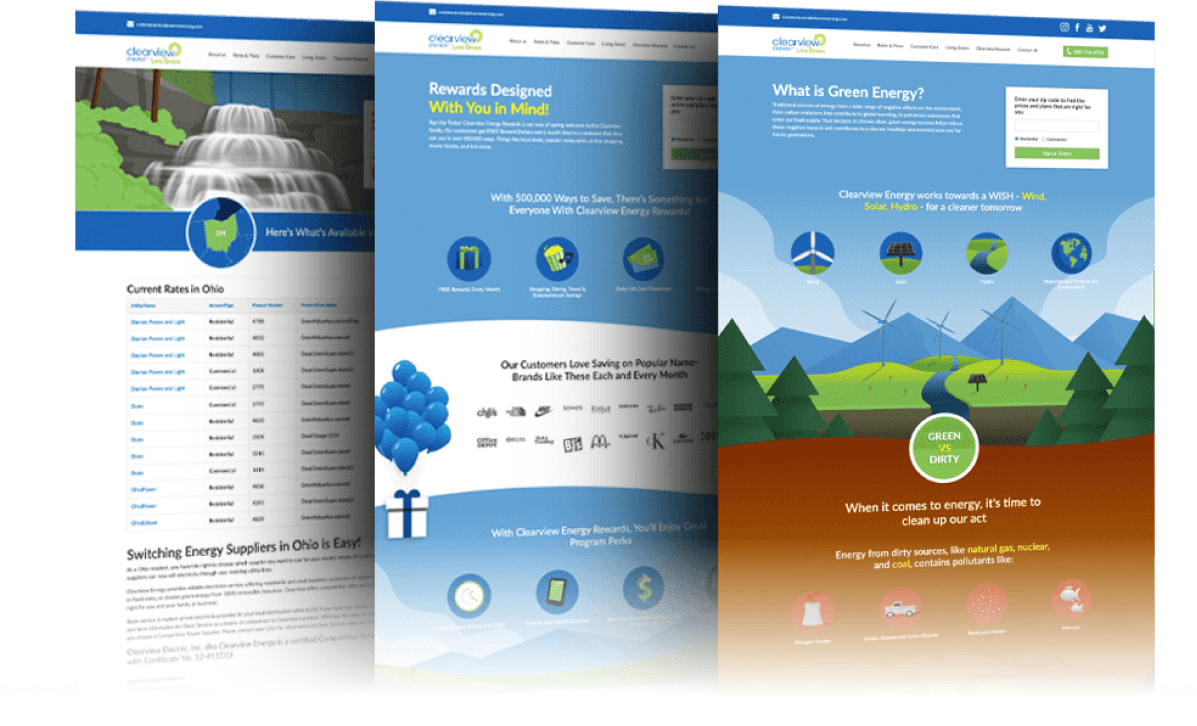 Clearview Landing Pages